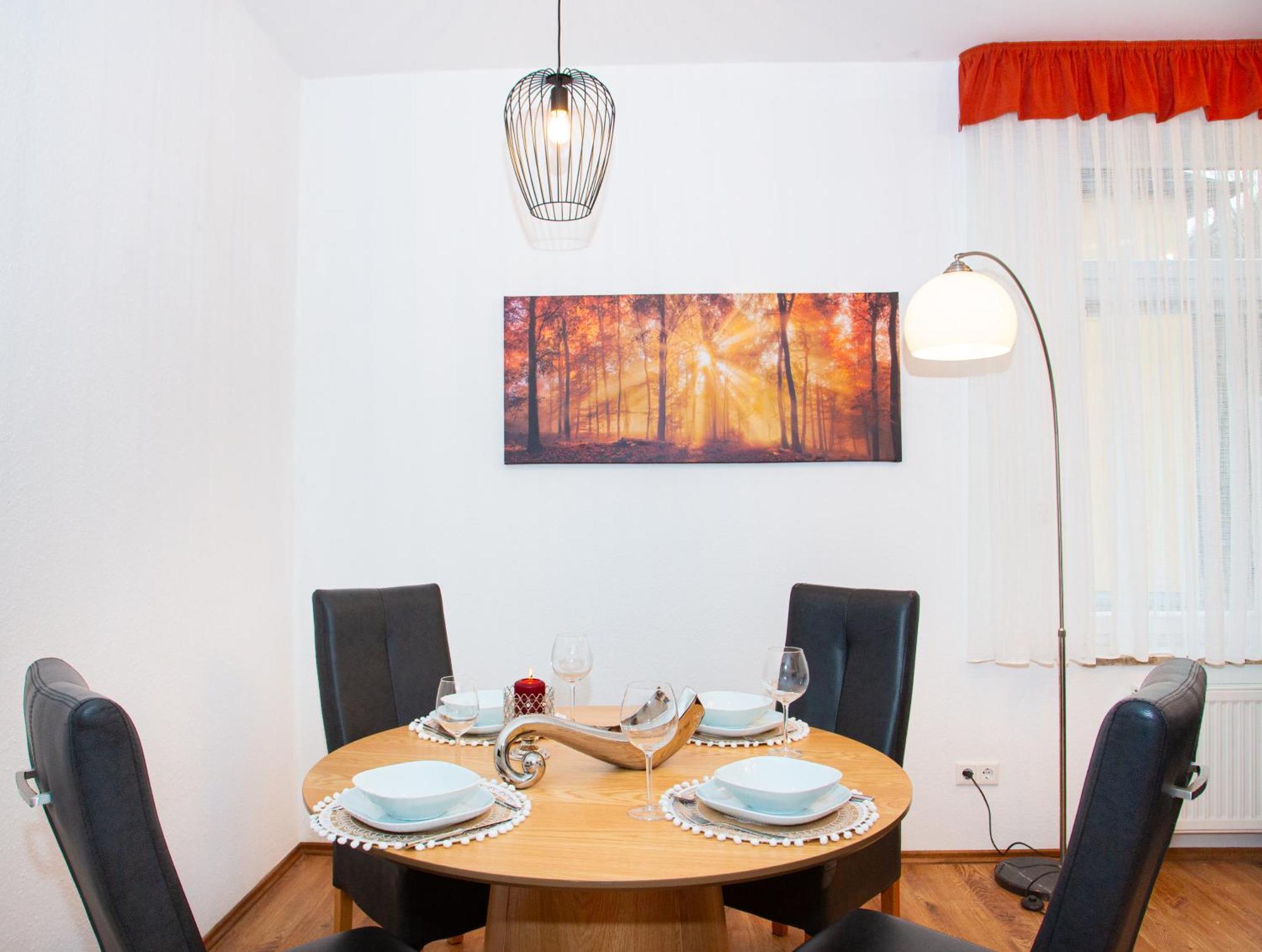 באד אמס Apartments An Der Lahn מראה חיצוני תמונה