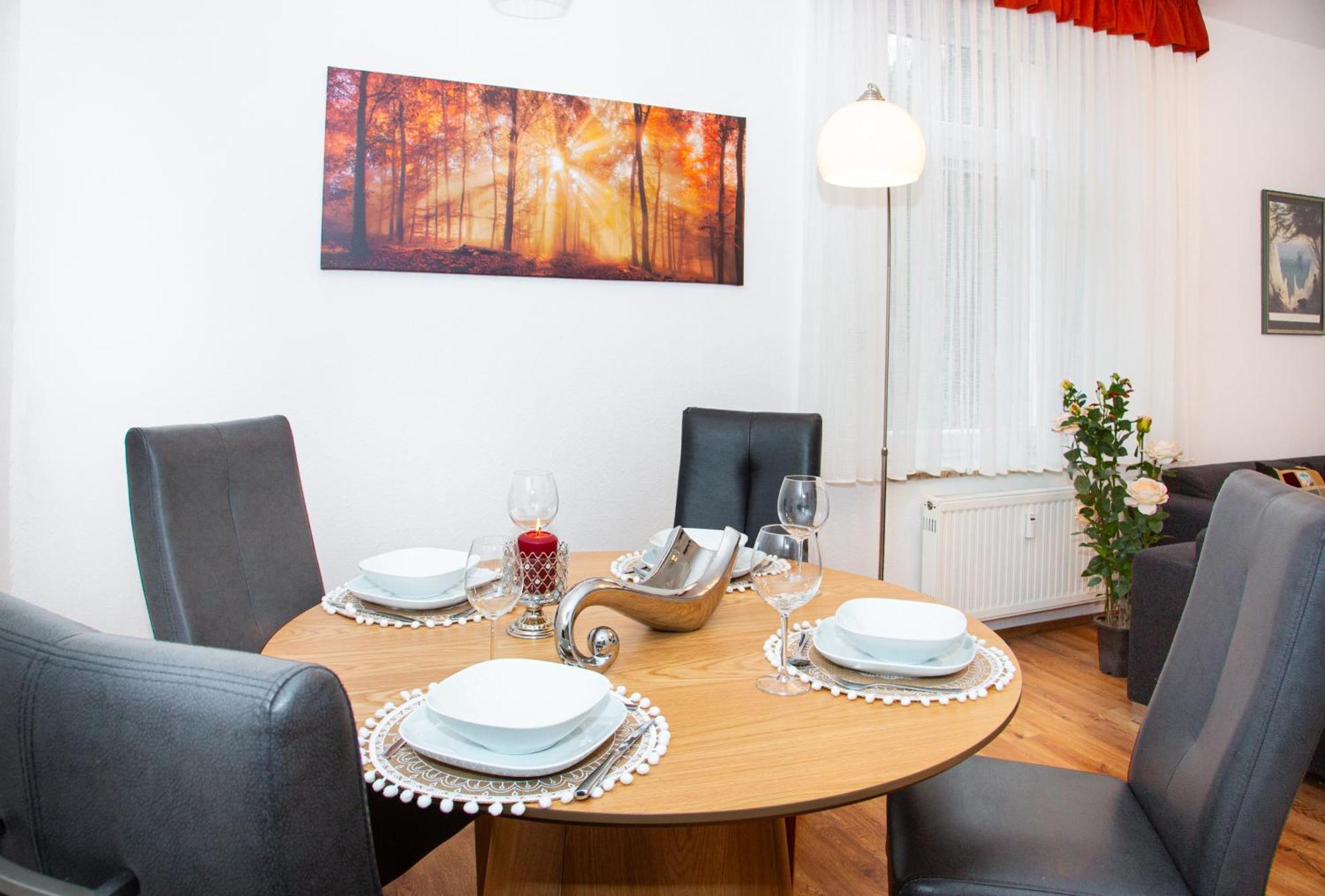 באד אמס Apartments An Der Lahn מראה חיצוני תמונה